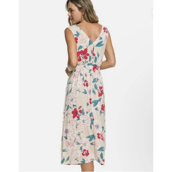 Roxy In The Mood For Dance Floral Wrap Dress - Size XS - Picture 11 of 11